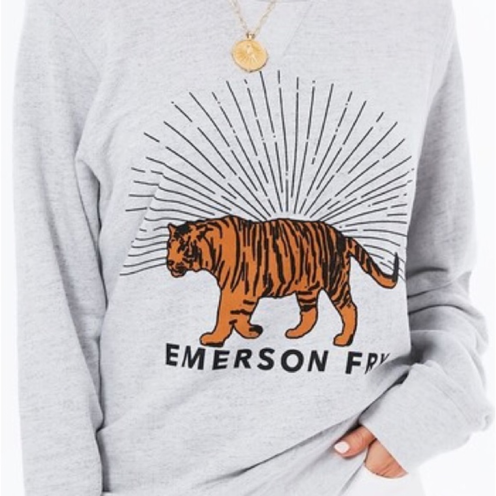 Emerson Fry light heather gray sweatshirt - Picture 2 of 7